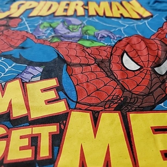Marvel Spider-Man 2011 T-Shirt Green Goblin Come And Get Me Kids Size 6/7 - Picture 3 of 13